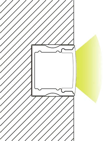 LED Aluminum profile YF-ALP004-R