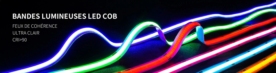 Bandes lumineuses à LED COB