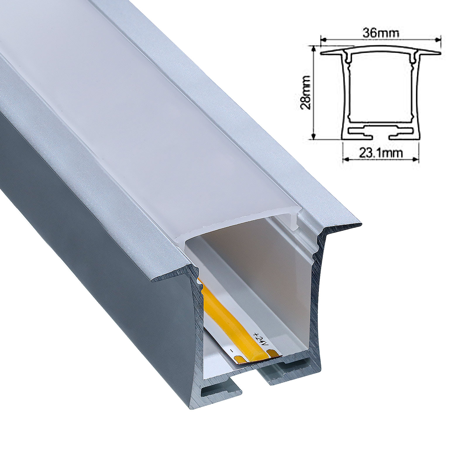 led aluminum profile  for decorative lighting