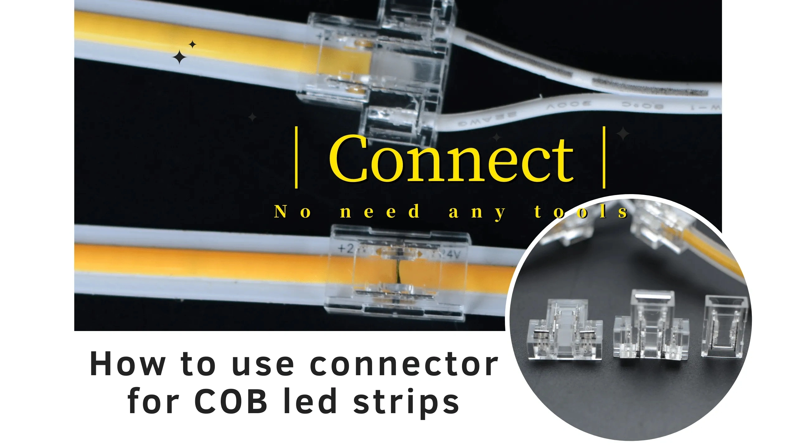 How to Cut | Connect | Power COB FOB LED Strip Lights You Must Know