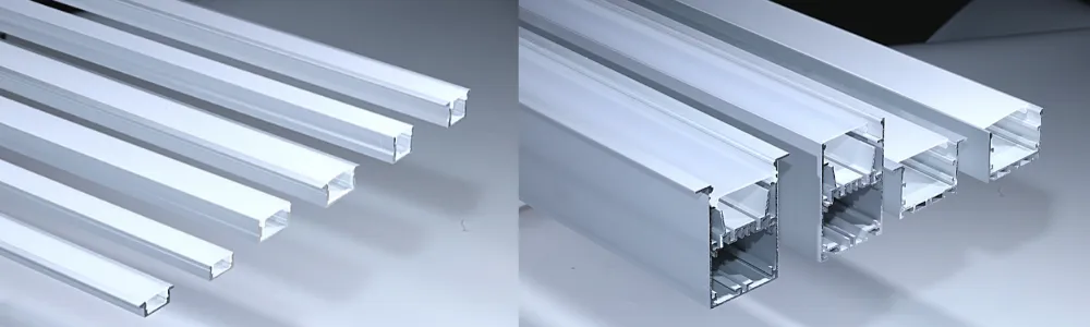 variety shape  aluminum profile for led lighting bar and led strips