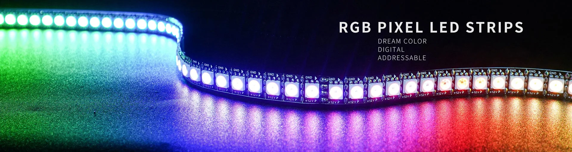 Dream color pixel IC SMD led strips