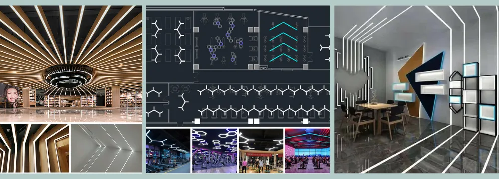 led alumimum profile role application