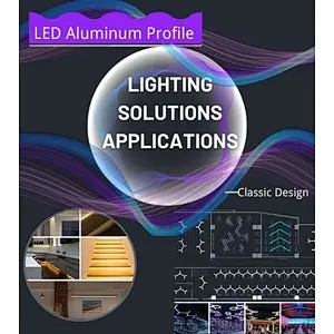 ¿Dónde se pueden aplicar los perfiles de aluminio led Extrusions Light Channels?
