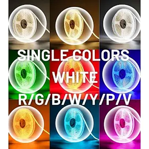 single color white red green blue white yellow pink violet led strip lights