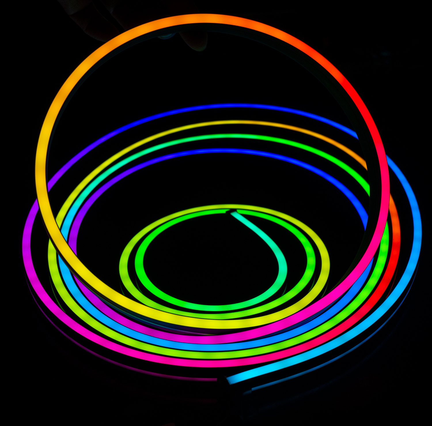 multicolor silicone sleeve RGB