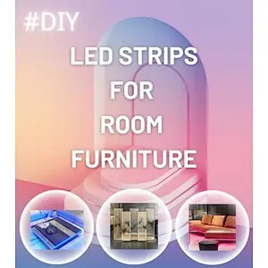 led strip lights for furniture for room
