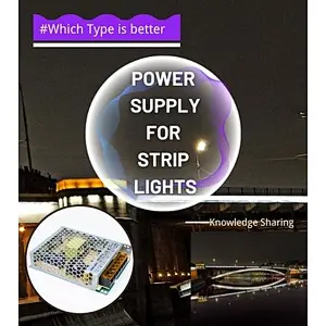 What are the classifications of LED soft light strip power supplies?