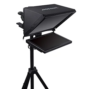 Desview T15 teleprompter set with 15'' reversing monitor for broadcast recording