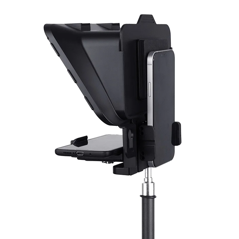 Desview T3S Universal Teleprompter for smartphone tablet up to 11.9 inch with wireless remote controller and exclusive APP