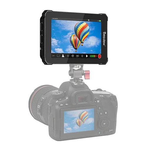Desview V5 5.5'' full HD recording monitor 1080p IPS touchscreen 2800nits high brightness HDMI input and output for DSLR camera