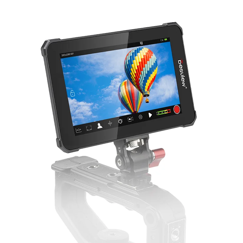 Desview V5 5.5'' full HD recording monitor 1080p IPS touchscreen 2800nits high brightness HDMI input and output for DSLR camera