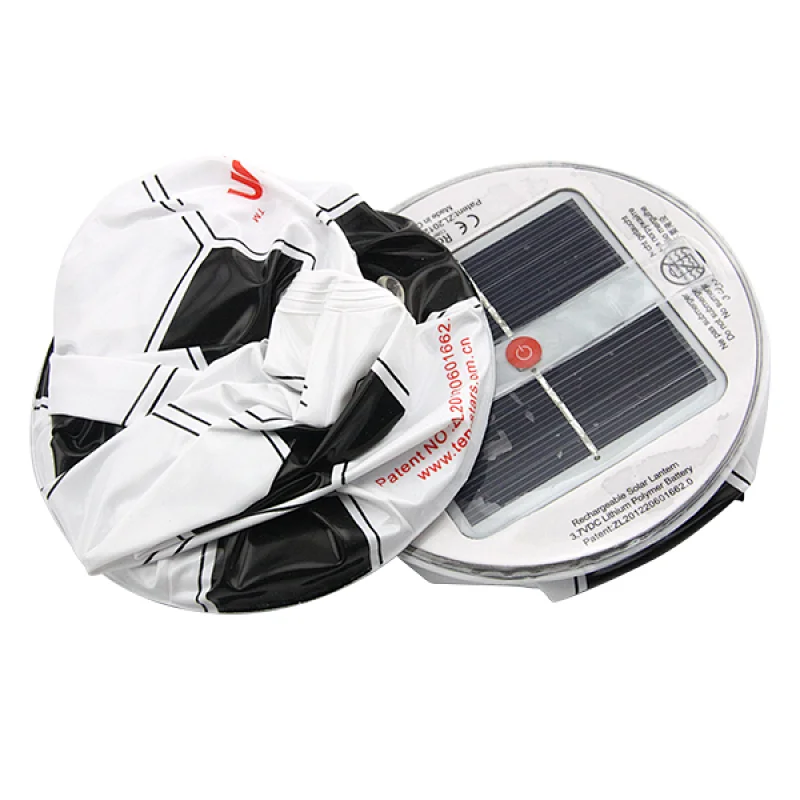 inflatable LED lantern, solar inflatable LED lantern, football LED lantern, LED light, football light, invation light