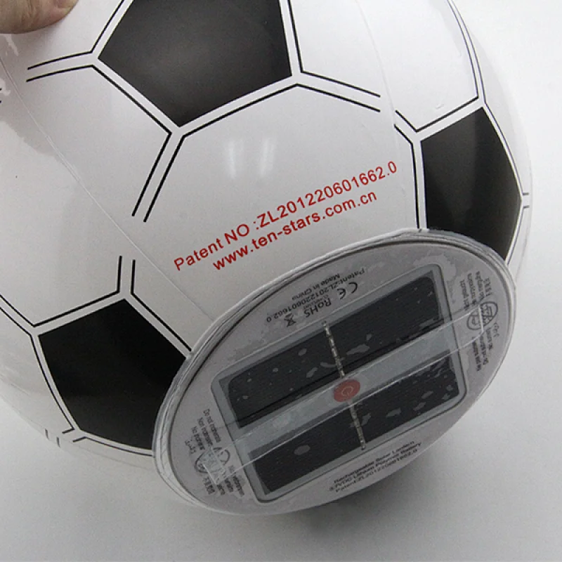 inflatable LED lantern, solar inflatable LED lantern, football LED lantern, LED light, football light, invation light