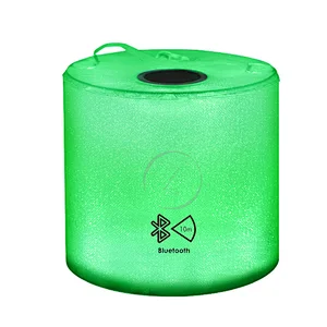 Ztarx Inflatable Solar Rechargeable Lantern Folding Led Camping Or Decorative Light