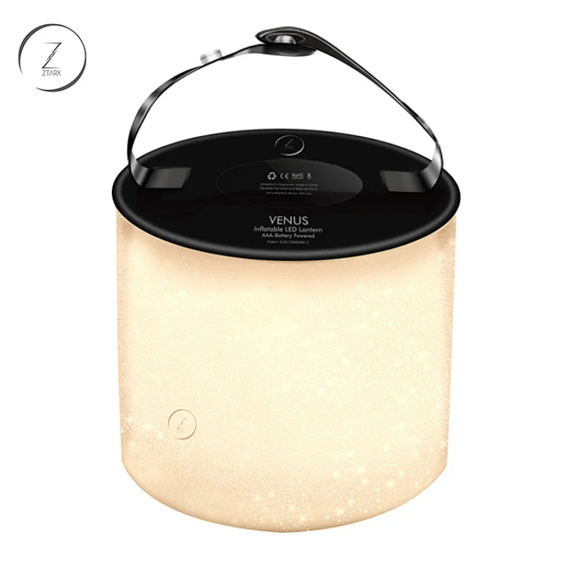inflatable lantern, portable lantern, outdoor light, camping light, party light, AAA battery light, tent light