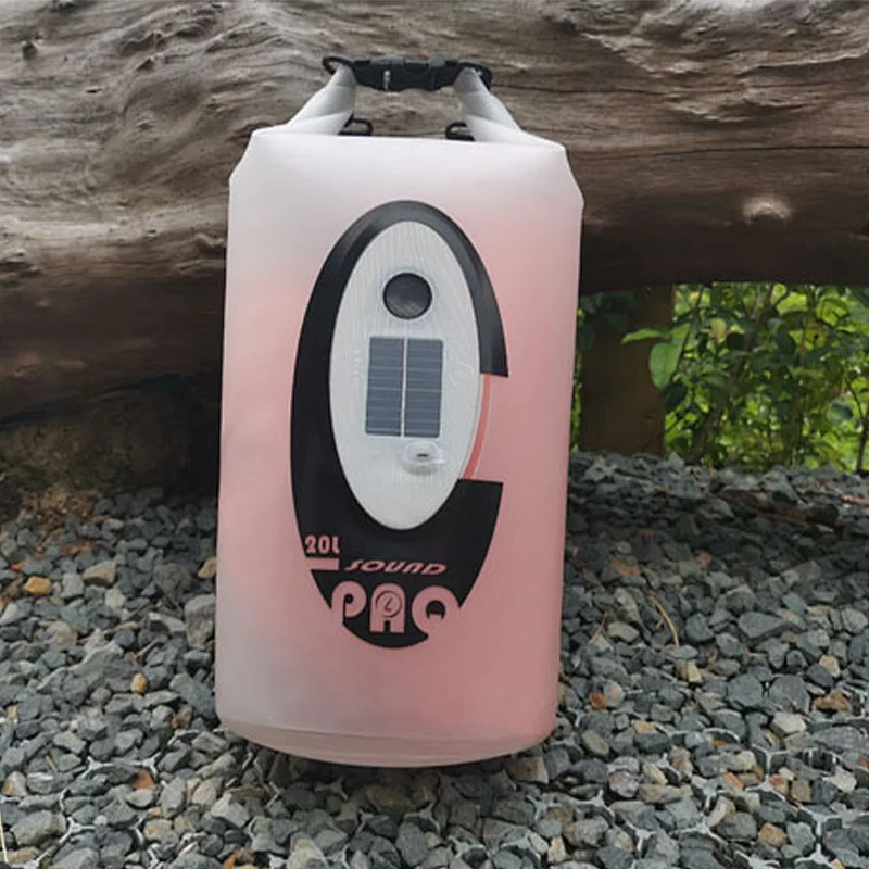 speaker dry bag, light dry bag, waterproof dry bag, packbag, party bag, outdoor bag, multifunctional dry bag, solar dry bag, power bank dry bag