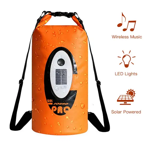 speaker dry bag, light dry bag, waterproof dry bag, packbag, party bag, outdoor bag, multifunctional dry bag, solar dry bag, power bank dry bag.