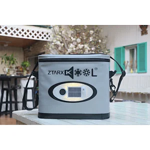 Ztarx Waterproof Solar&USB Charging Multifunctional Cooler Bag  with Bluetooth Speaker& LED Lights& Power Bank