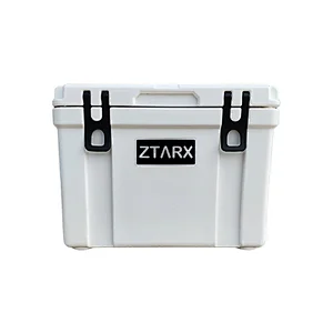 Ztarx Waterproof Solar/USB Charging Hard Cooler with Bluetooth Speaker&Power Bank& Multifunctional LED Light