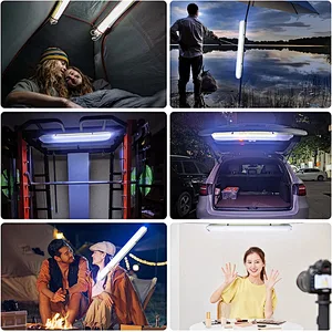 Ztarx USB Charging Built-in Battery Inflatable LED Tube Camping Light
