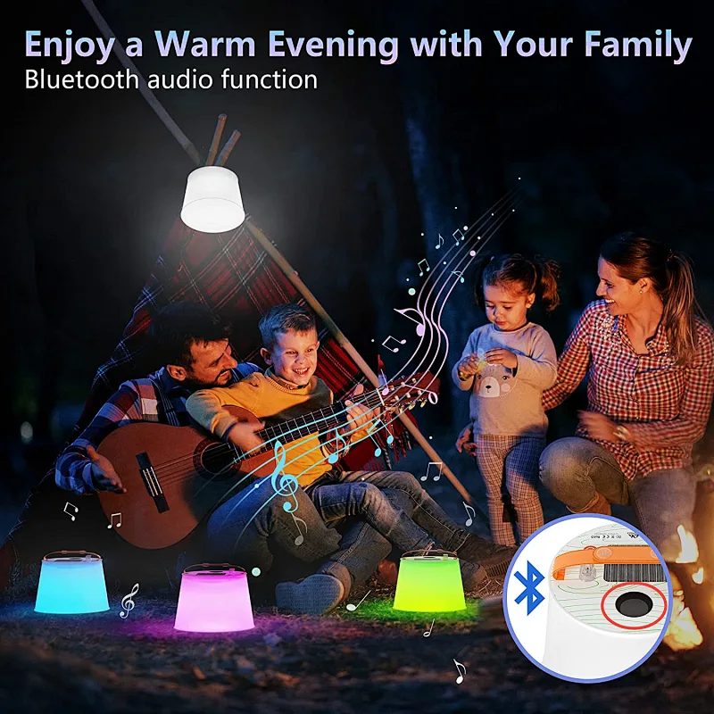 Solar music outdoor lantern and light