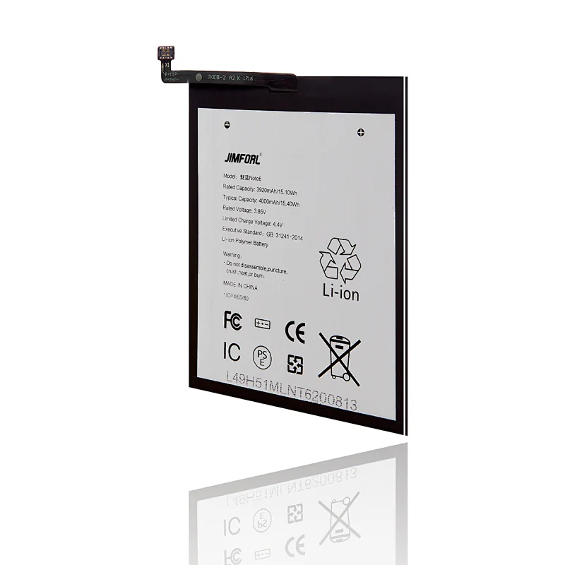 MEIZU NOTE 6 Replacement battery support quick charge