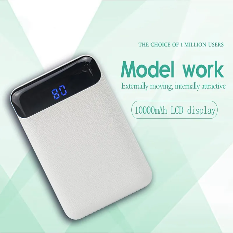 10000mAh power bank with LCD display