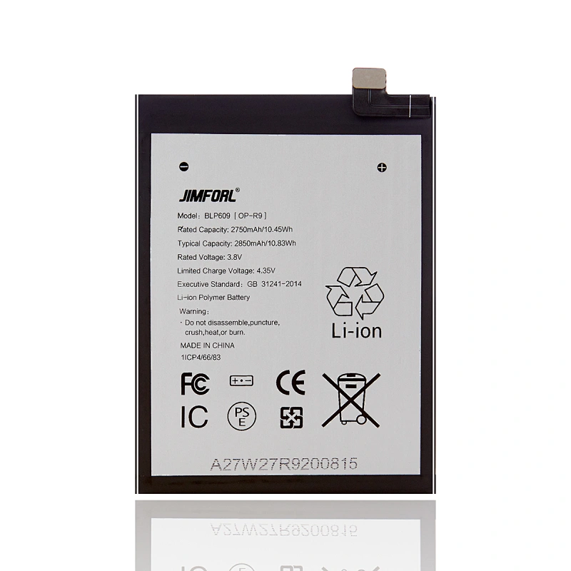 OPPO R9 Replacement battery 2750 mAh standard capacity