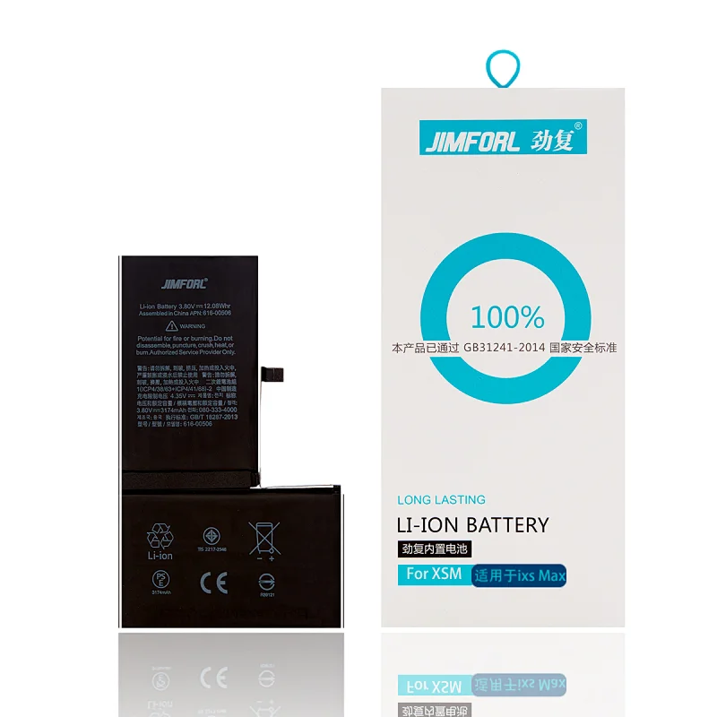 iPhone XS Max original capacity li-ion polymer replacement battery 3174mAh long lasting quality products