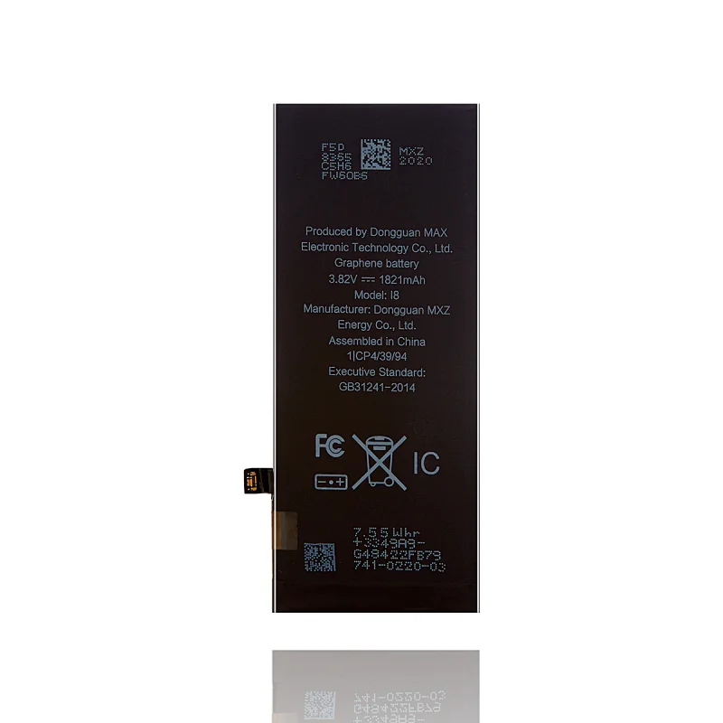 Graphene technology iPhone 8 replacement battery li-ion polymer