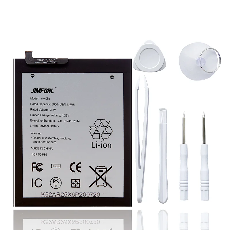 VIVO X6P Replacement battery 3000mAh support quick charge sufficient capacity