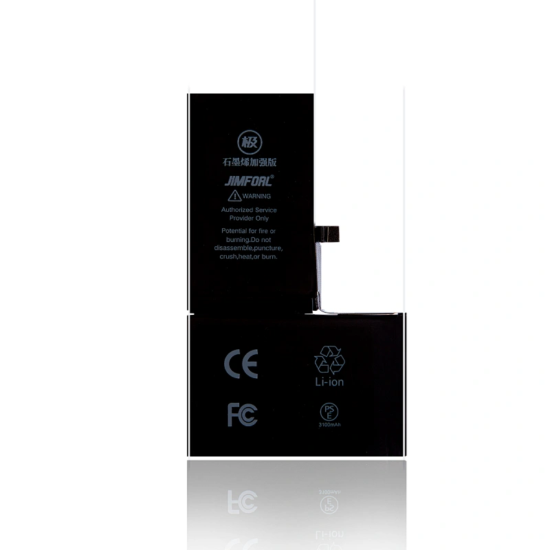 Ultra high capacity series iPhone X replacement battery 3100mAh safe and long lasting