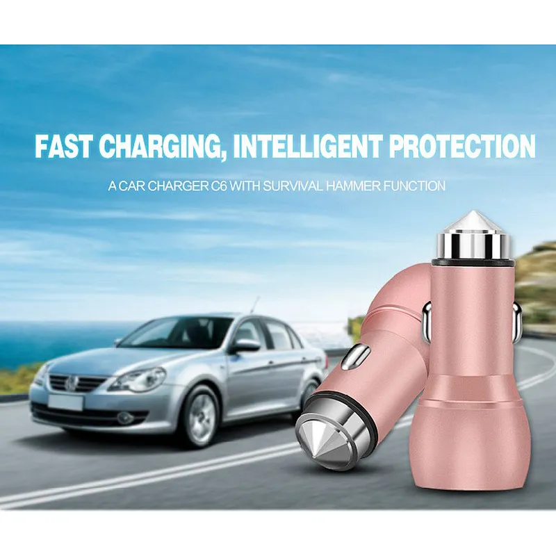 Fast charging car charger intelligent protection