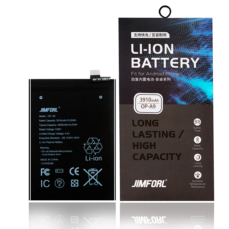 OPPO A9 3910mAh replacement battery support quick charge