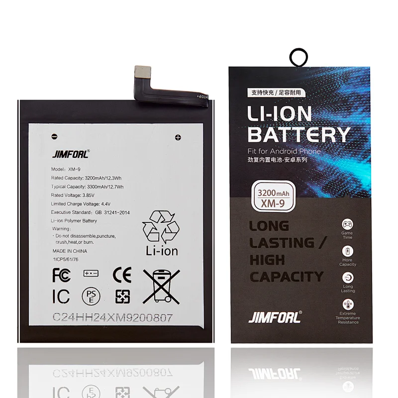 XIAOMI 9 Replacement battery 3200 mAh li-ion polymer support quick charge