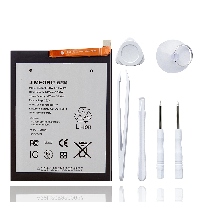 Graphene technology HUAWEI P9 Replacement battery long lasting high capacity li-ion polymer ceramic membrane