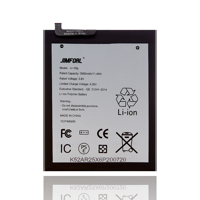 VIVO X6P Replacement battery 3000mAh support quick charge sufficient capacity