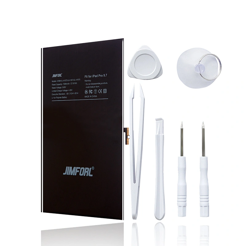 iPad Pro 9.7 7306mAh li-ion polymer replacement battery original quality long lasting