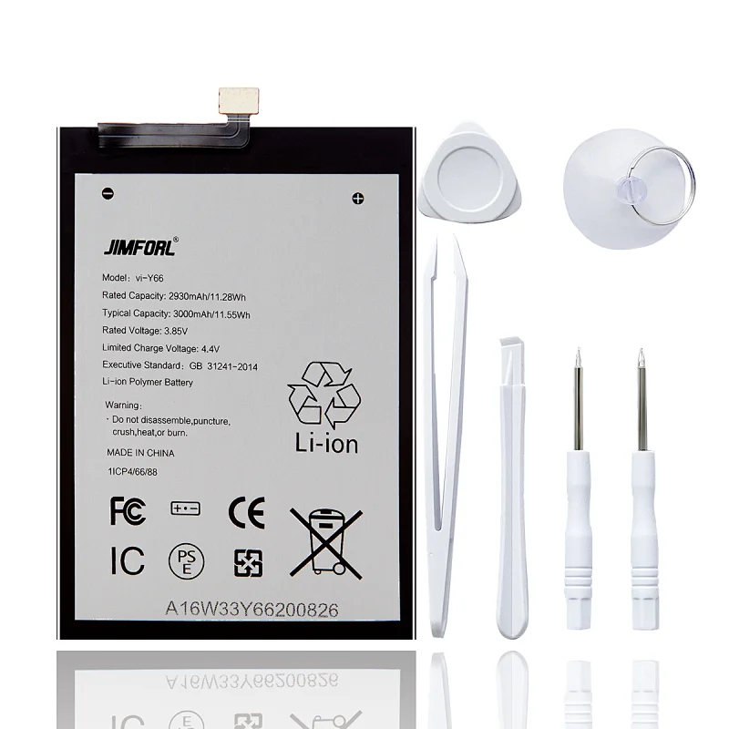 VIVO Y66 2930mAh quick chrge replcement battery sufficient capacity