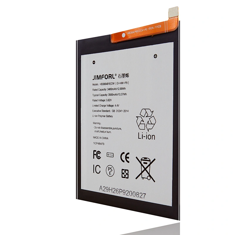 Graphene technology HUAWEI P9 Replacement battery long lasting high capacity li-ion polymer ceramic membrane