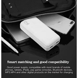 20000 mAh power bank mini size high capacity and long lasting