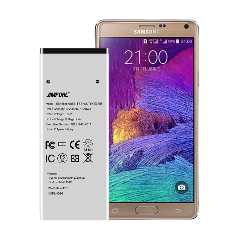 Samsung Note4 replacement battery