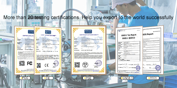 battery certification