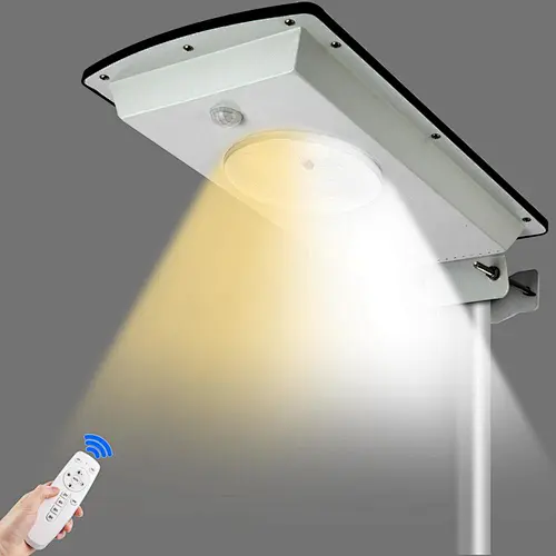 Sunbonar Heavy Duty and Multi function Solar outdoor light  for the  Security street garden  lighting  with double color