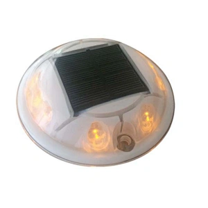 Sunbonar Band Pretty Round PC  IP68 Waterproof LED led solar  road studs for the pathway garage deck garden lighting