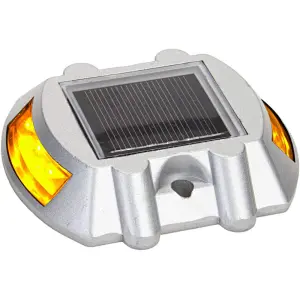 most common waterproof IP68 Solar Road Path Deck Dock Warning Lights