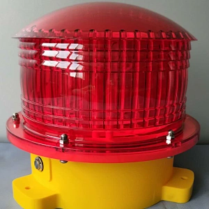 Sunbonar LED Solar powered led obstruction waterproof IP68 aviation flashing warning light