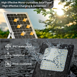 120  led solar flood light solar outdoor using for the garden lighting