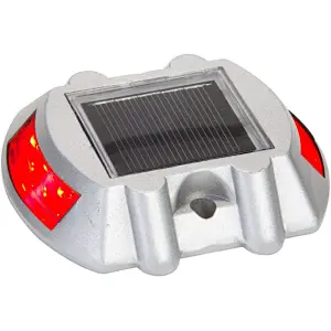 most common waterproof IP68 Solar Road Path Deck Dock Warning Lights